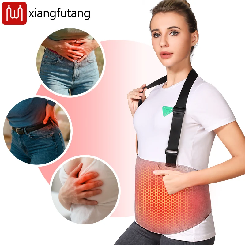 حزام الخصر المضغوط الساخن للعلاج بالضوء الأحمر - العناية بالرحم وتخفيف آلام الفترة والدورة الدموية يجب أن يكون للنساء للحفاظ على الدفء #3