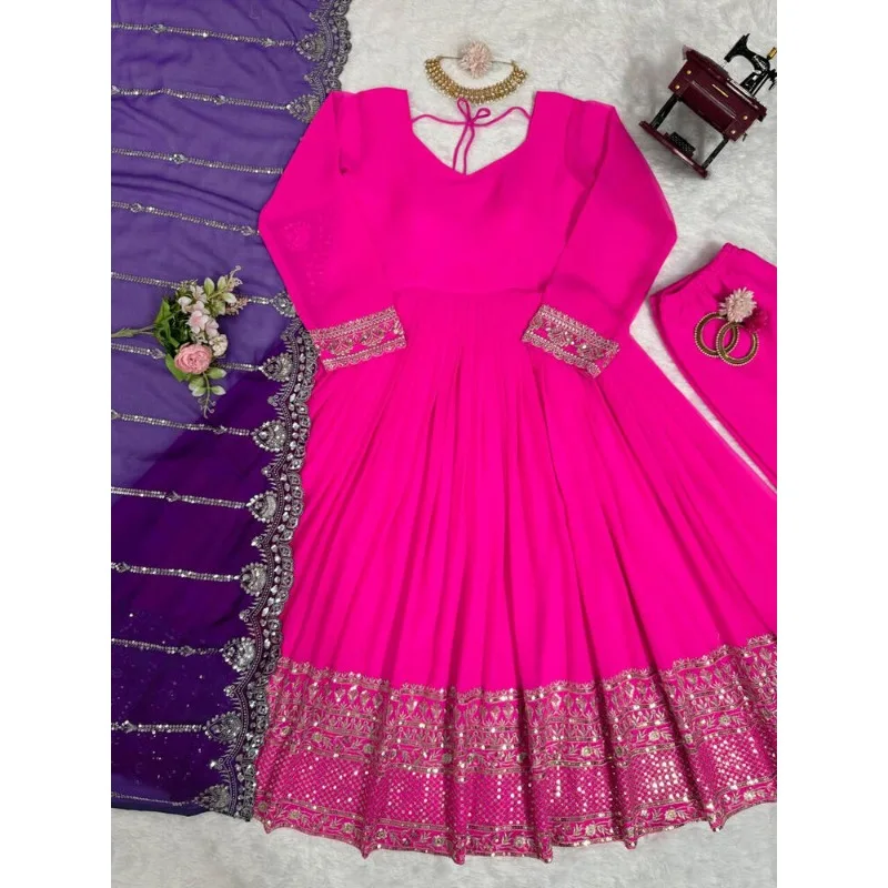 Salwar Kameez Bollywood PakistanI Indyjska suknia ślubna Polaroid Suit