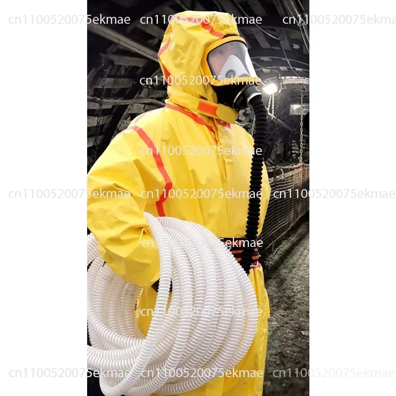 Electric-powered, Self-priming Long-hose System for Multi-person Air Dust Extraction