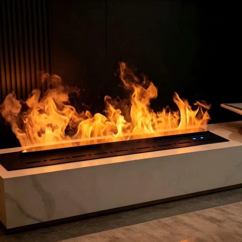 Water Vapor Fireplace with Adjustable Flame from Low to High 20cm Customizable Fire Size for Different Occasion fireplace flame
