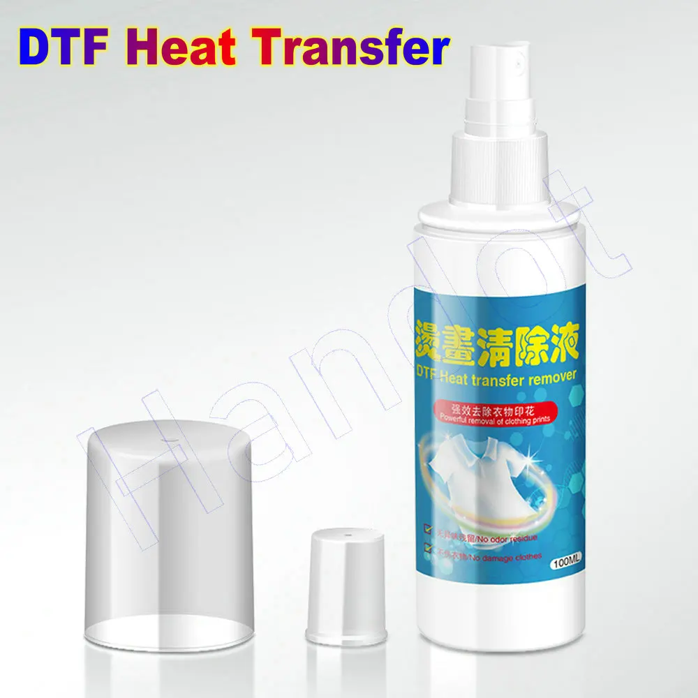 DTF Remover Direct To Film Printing Cleaning Liquid Pattern Remove Solution Adhesive Powder Remover Liquid Vinyl Glue Remover