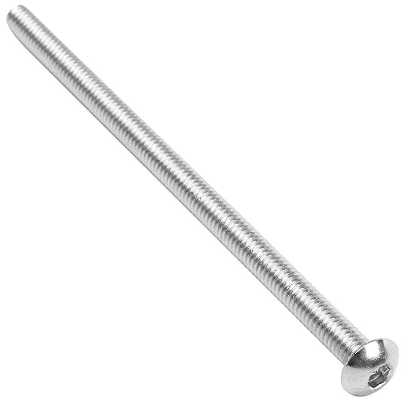 ABVG-Stainless Steel Button Head Screw, Hex Socket Bolts Type: / 4Mm Bolt Size: X 75Mm Your Pack Quantity:30