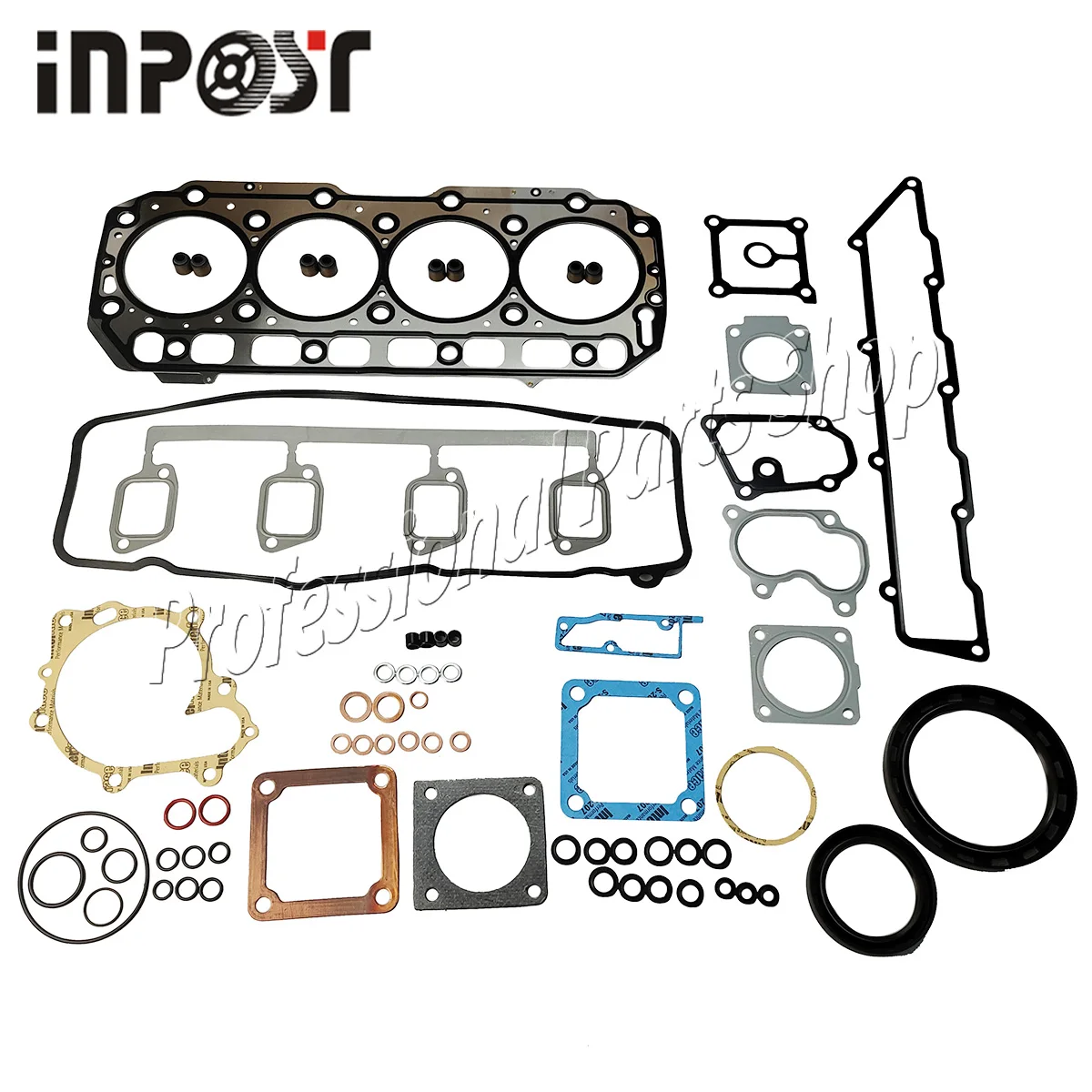 

4TNE106 4TNE106T S4D106 Overhaul Full Gasket Kit For Yanmar Engine Gehl 7600 loader