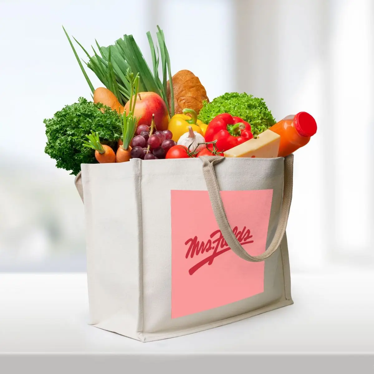 Mrs. Fields Cafe and Resto Tote Bag personalized tote bag Canvas shoulder bag foldable reusable