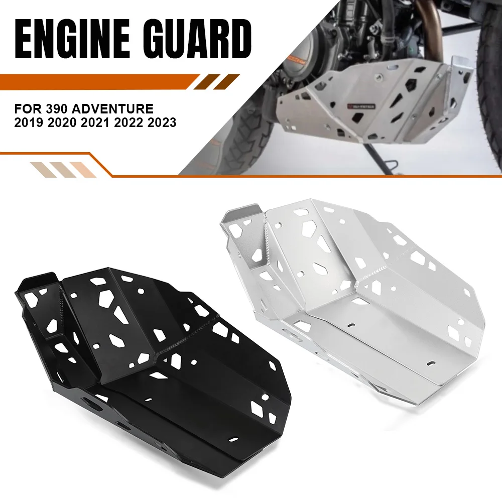 

Engine Frame Protector Cover Guard Skid Plate Motorcycle Skid Plate Bash Frame Guard For 390 Adventure 2019 2020 2021 2022 2023