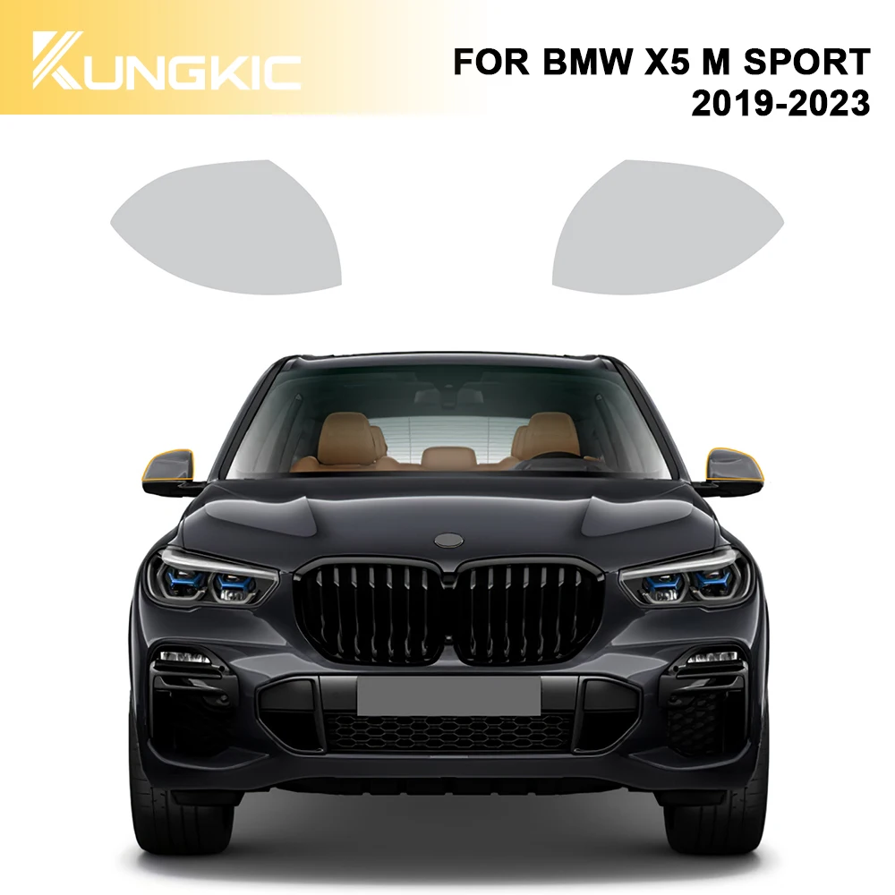 TPU Car Body Sticker For BMW X5 M SPORT 2019-2023 Protection Film Self Healing Invisible Transparent Rear View Mirror Headlight