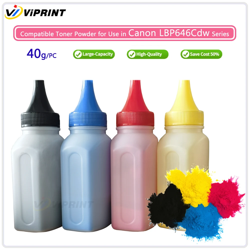 1 Set 40g/PC 075HK Toner Powder for Canon Color imageCLASS LBP646Cdw LB647Cdw MF662Cdw MF664Cdw MF665Cdw MF667Cdw