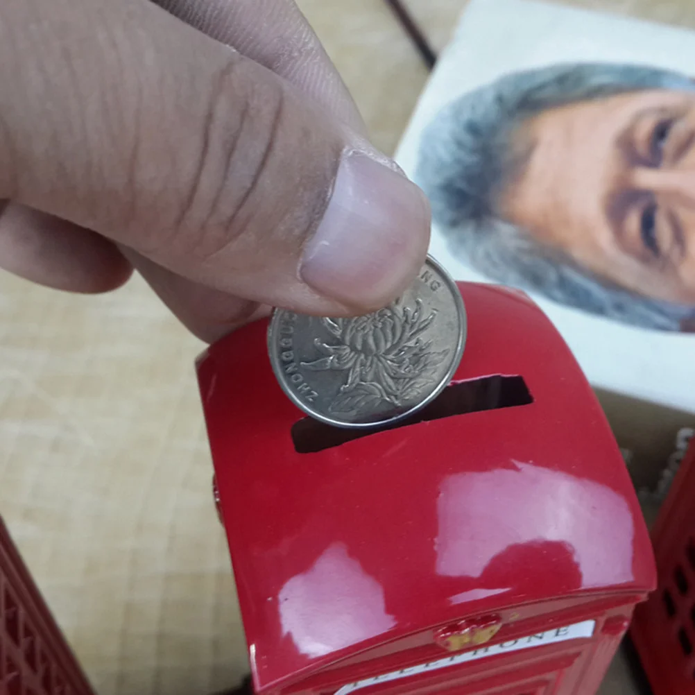 

13cm Money Box Metal Crafts Coin Saver Unique Design Home Office Decoration Gift Idea