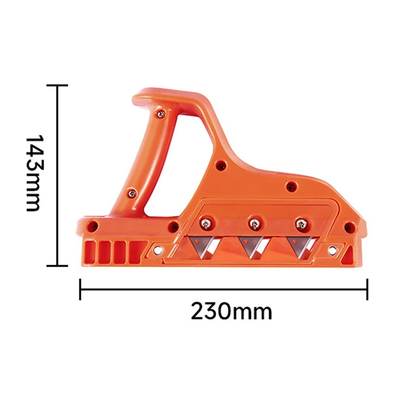 1PC Gipsplaat Snelle Snijmachine Gipsplaat Hand Planed Muur Rand Afkanten Machine Met 45/60 Graden.