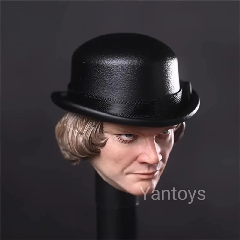 Yantoys JR04 1/6 ทหาร Malcolm McDowell หัวแกะสลักของเล่น 12 ''Action Figures Body ในสต็อก