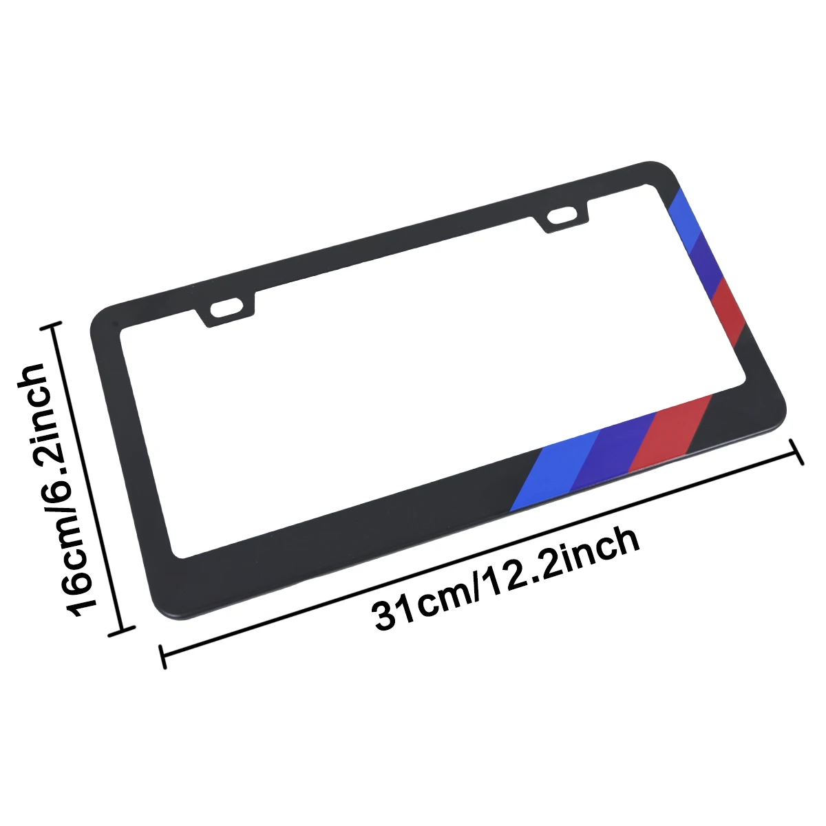 Popular in the market American standard size license plate frame three color color printing license plate frame suitable for Can