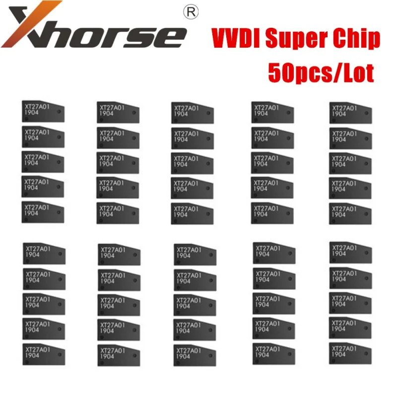 Xhorse VVDI Super Chip XT27A01 XT27A66 Transponder 8A Super Chip For ID46/40/43/4D/8C/8A/T3/47 50pcs/Lot