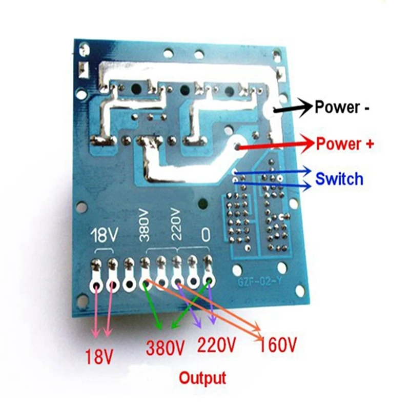 HOT DC 12V TO AC 220V 380V 500W 1000W Inverter Boost Board Transformer Power Car Converter Module