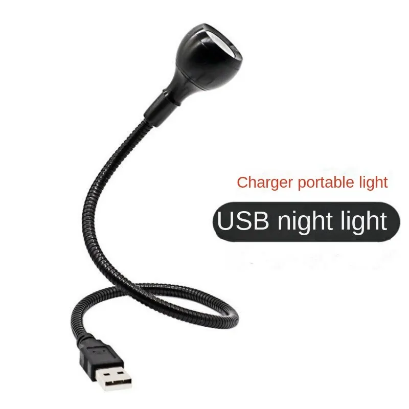 USB Type LED Gooseneck Light Free Rotation White Warm White Mini LED Reading Night Lamp USB Plug-in Keyboard Book Lights