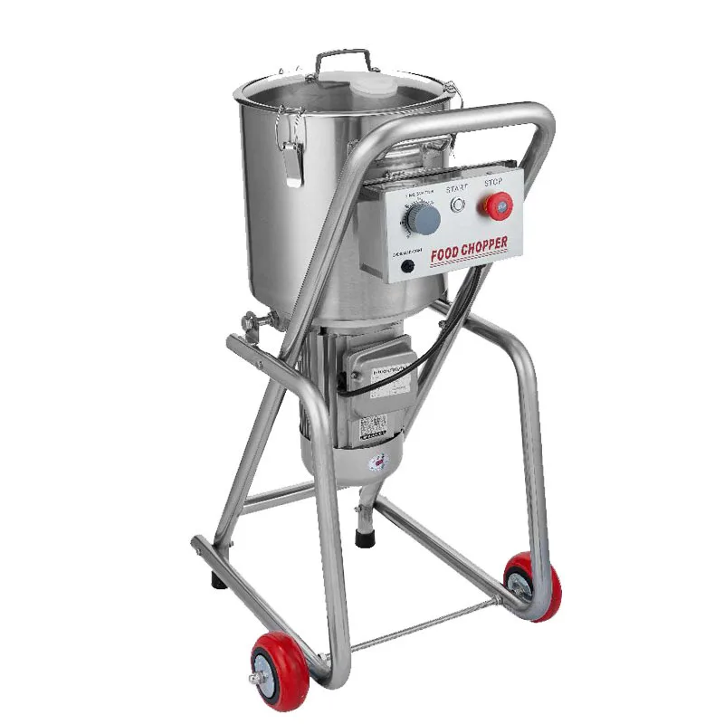 

50L 32L Large Capacity High-Power Multifunctional Chopper Commercial Catering Mobile Cart-Type Vegetable, Fruit and Meat Chopper