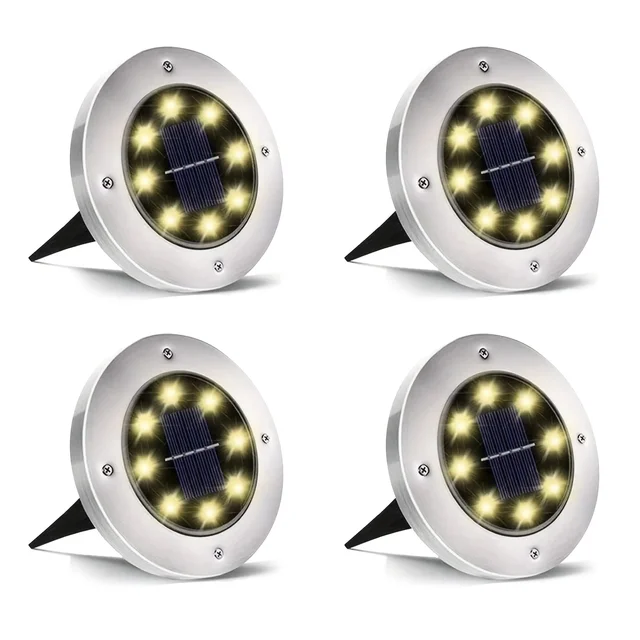 IP68 LED zewnętrzna energia słoneczna lampa gruntowa ścieżka słoneczna oświetlenie pokładowe oświetlenie podziemne podwórko podjazd trawnik oświetlenie dekoracyjne ogrodowe