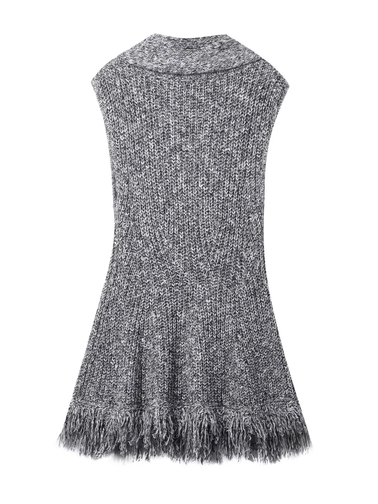 Retro Szalik Dzianinowy Top Damski Faion Lazy Sle Jesień Nowość Poliester Ciepły Długi Casualowy