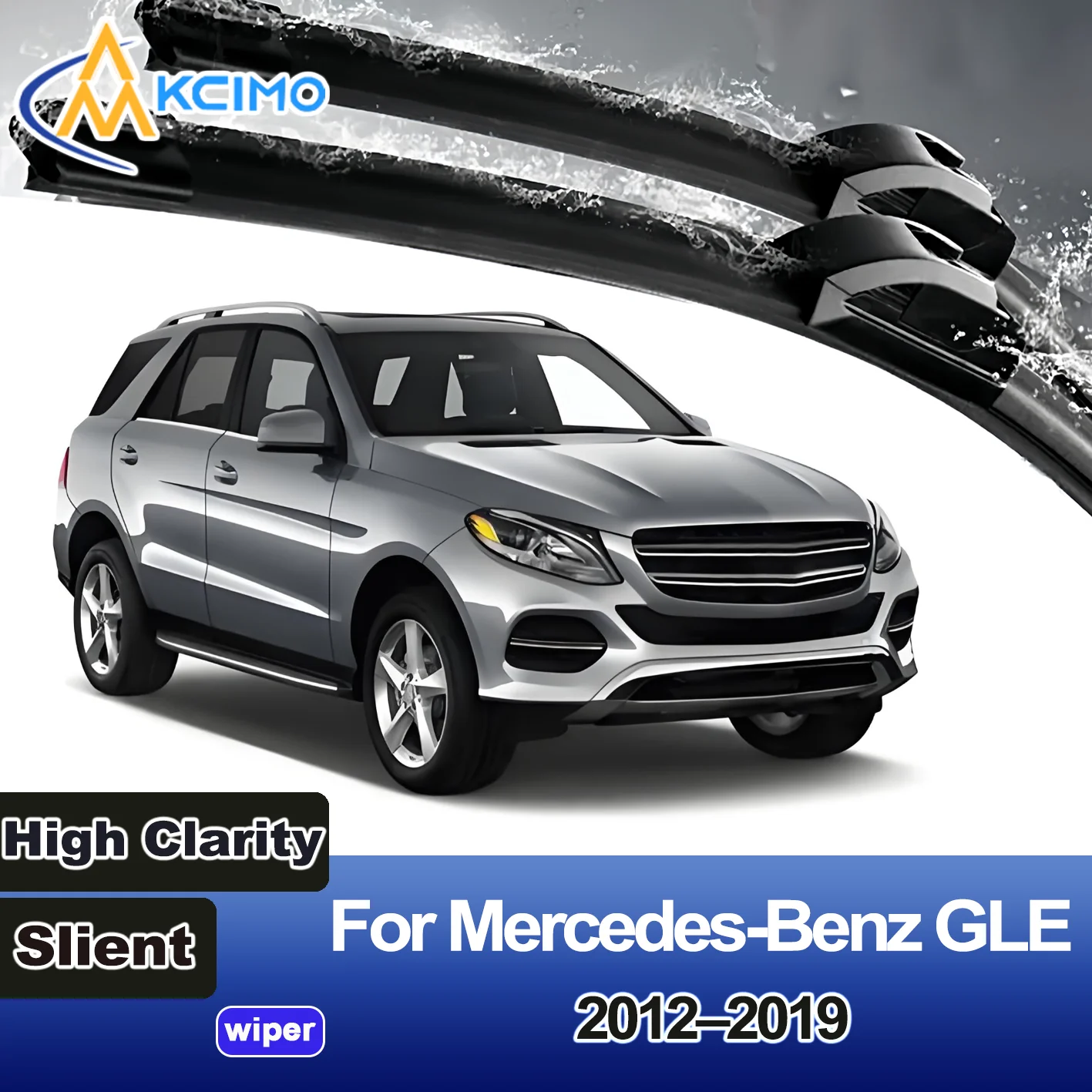 

2PCS New Front Windshield Wiper Blade for Mercedes-Benz GLE W166 C292 (Coupé) 2012-2019 Front Windshield Auto Wipers Blade Brush