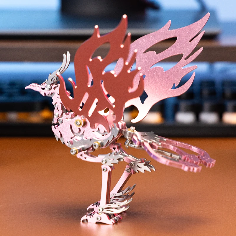 MOKR Bi Fang rompecabezas de Metal 3D juguete para niños modelo de montaje DIY Navidad Año nuevo regalo de cumpleaños educación y entrenamiento