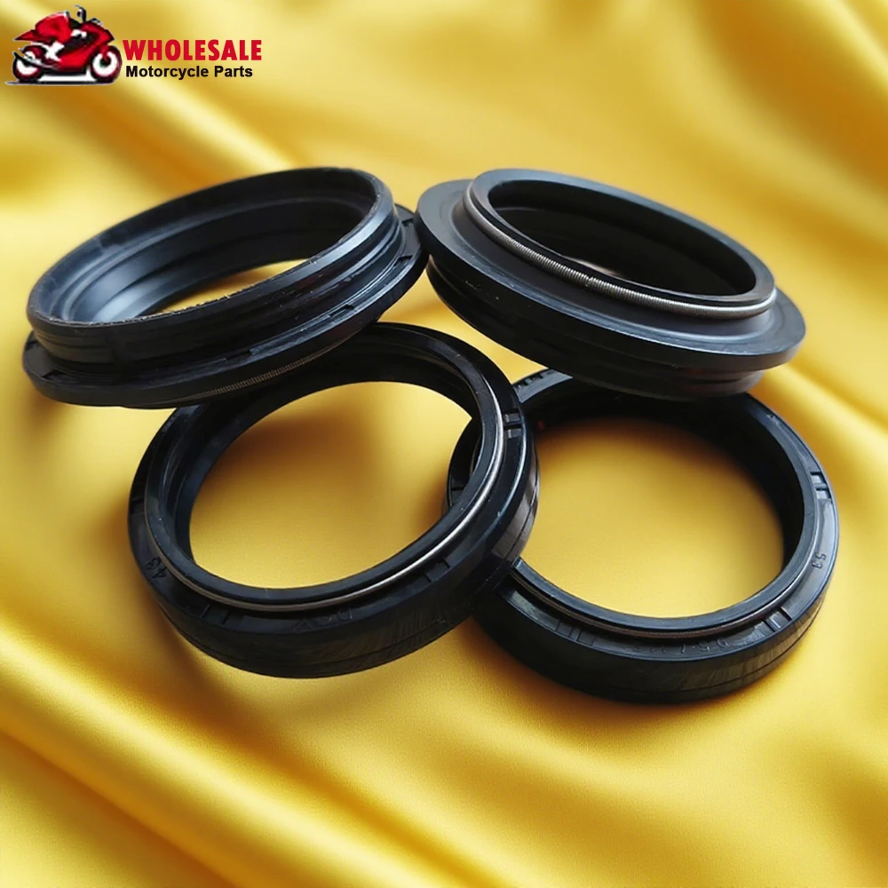 

2/4/8/16pc 41x53x8/10.5 41 53 41*53 Front Fork Dust Oil Seal For KAWASAKI KR250 KR KR1 KR1-S 250 EN500 EN500C EN 500 92049-1043