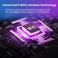 2026 2in 1 Wireless CarPlay Dongle Wireless Android Auto Adapter AI Smart Box 5Ghz WiFi Type-C/USB Plug and Play Car Accessories 6