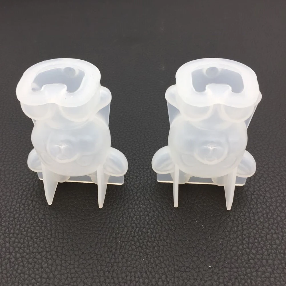 1 قطعة قالب الايبوكسي الغزلان لتقوم بها بنفسك الحرفية هدية النمط الإبداعي غير لاصق سهلة التنظيف القابلة لإعادة التدوير تصميم لطيف قالب الايبوكسي قوالب الكرتون