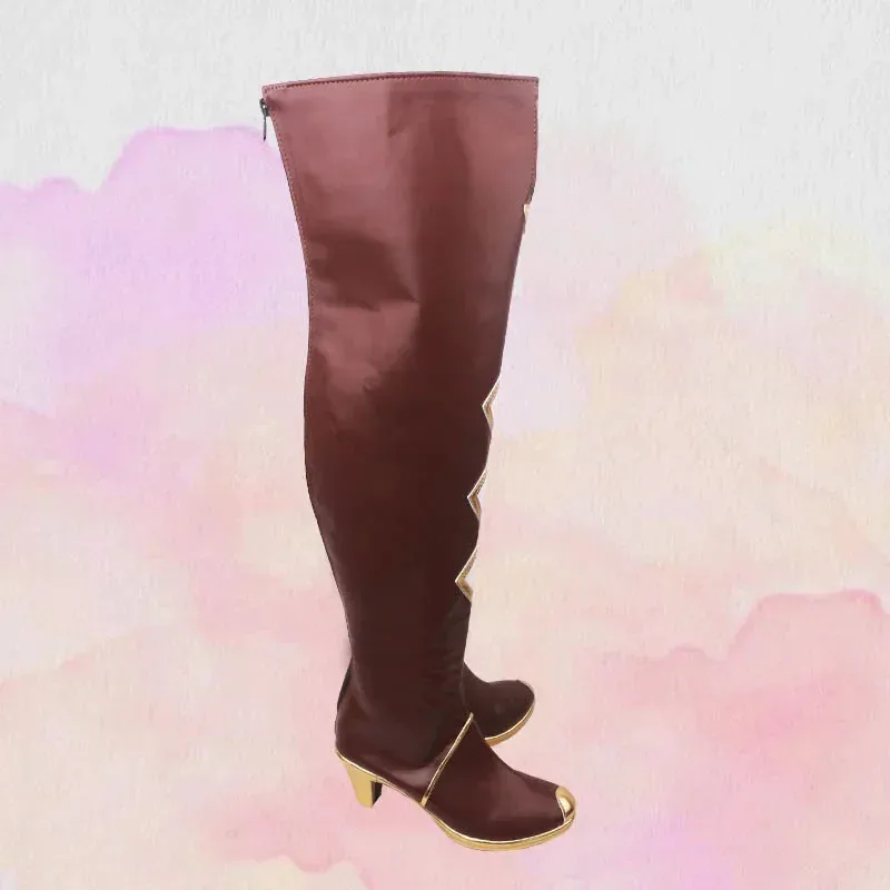 RealCos Vtuber Rosemi Lovelock Scarpe Cosplay Stivali Accessorio per costume cosplay di Halloween