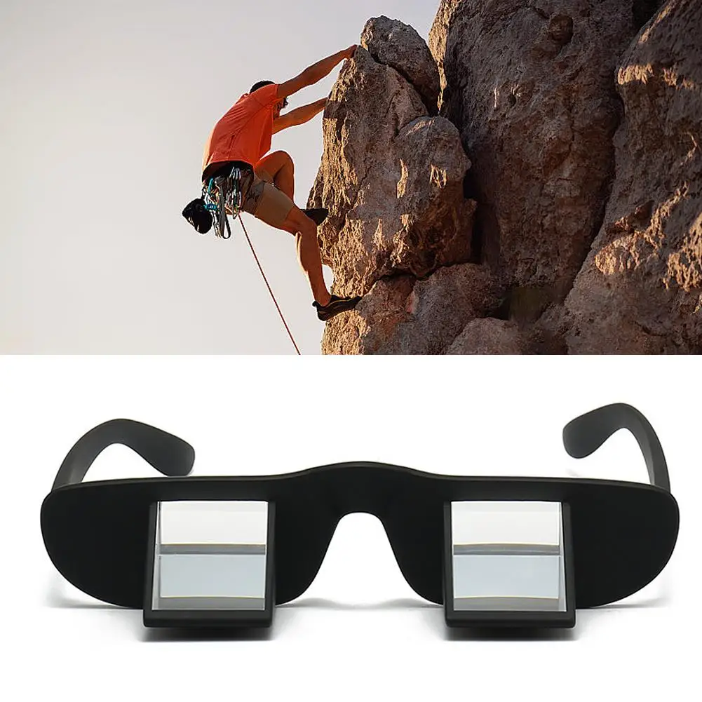 Belay gafas de peso ligero, lentes transparentes de alta altura, escalada en roca cómodas para al aire libre, Prisma claro, gafas ópticas de refracción