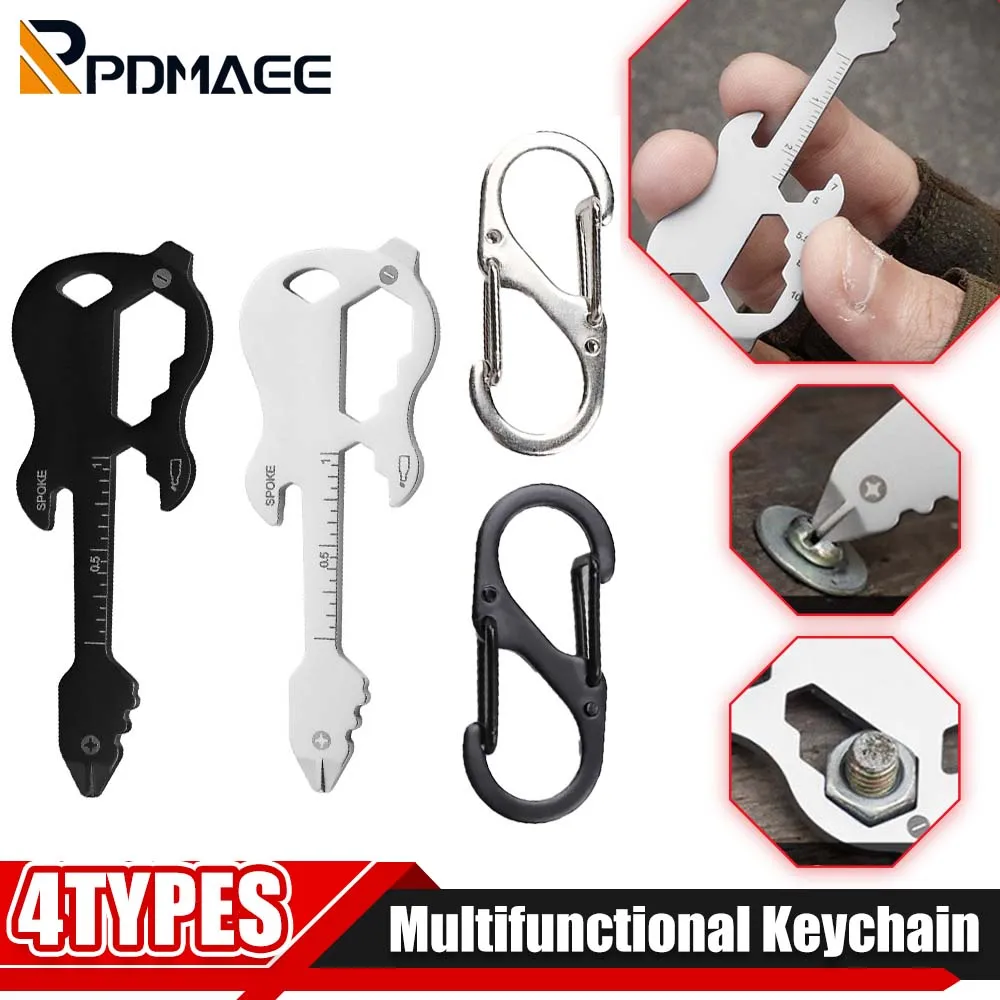 

Multifunctional Keychain Pocket Multitool Gadgets Card Stainless Steel Bottle Opener Screwdriver Camping Travel Outdoor Tool