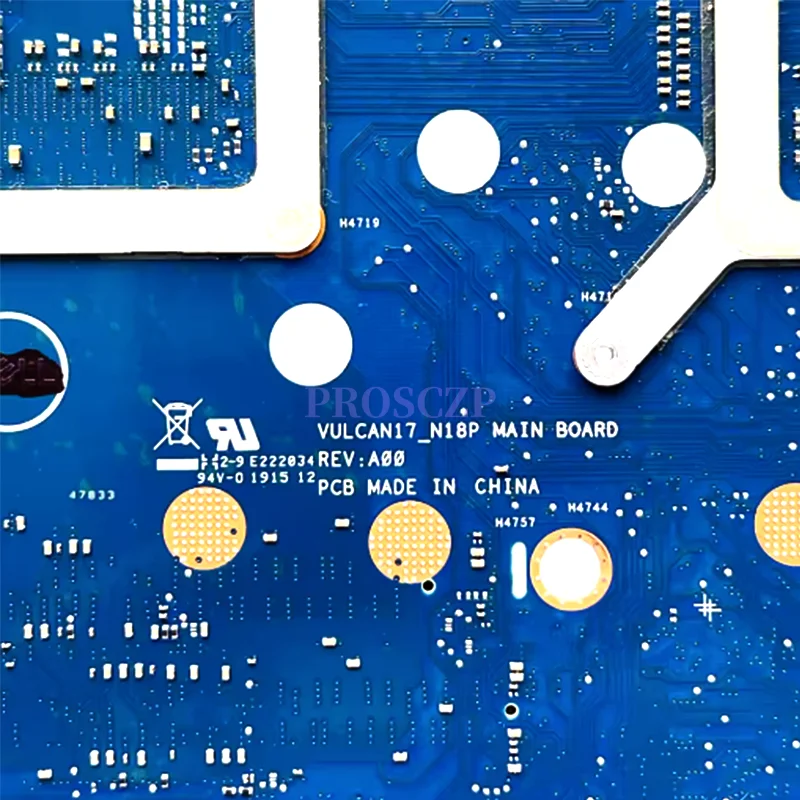 

For DELL G5 5590 Laptop Motherboard CN-0C32VF 0KW84T VULCAN17_N18P With I5-9300H I7-9750H CPU GTX 1650 4G GPU DDR4 Mainboard