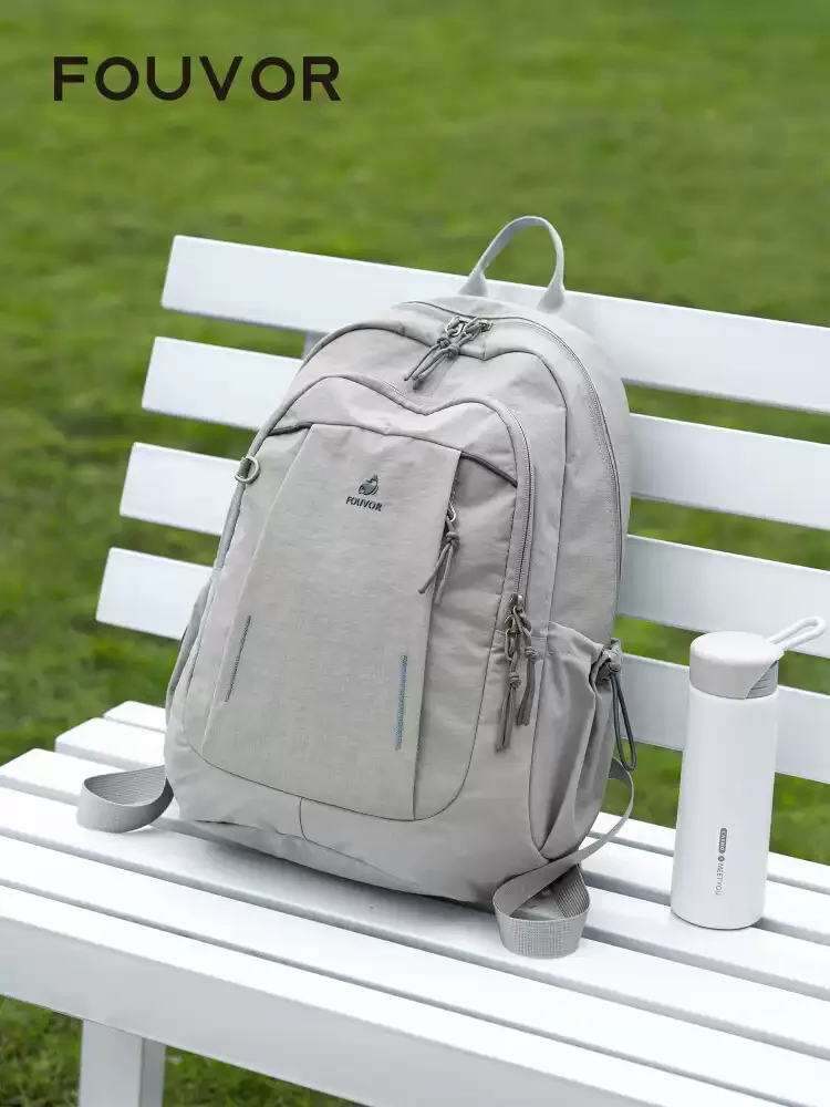

Большие спортивные рюкзаки Fouvor, водонепроницаемые базовые рюкзаки на молнии с несколькими карманами, легкий женский дорожный рюкзак 3073-06