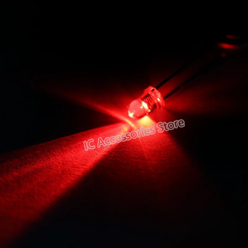 

100pcs 3MM Light Emitting Diode LED Light White Light Red Light Blue Light Emerald Light Yellow Light Green Light LED Light