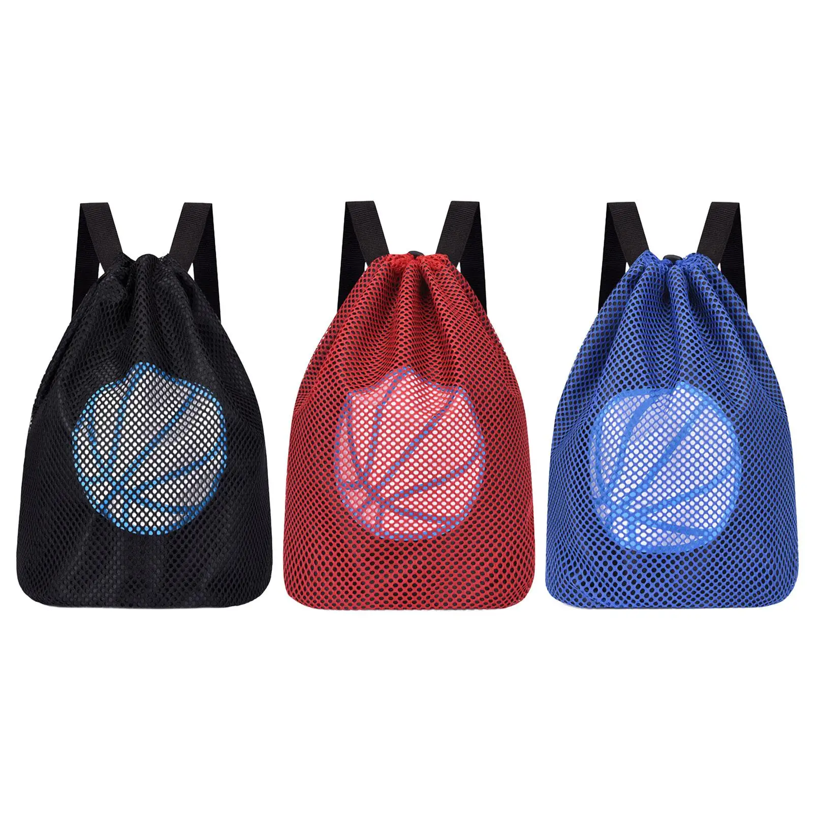 Basketball Backpack Practical Sports Drawstring Backpack Daypack for Outdoor Climbing Backpacking Travel Volleyball Training