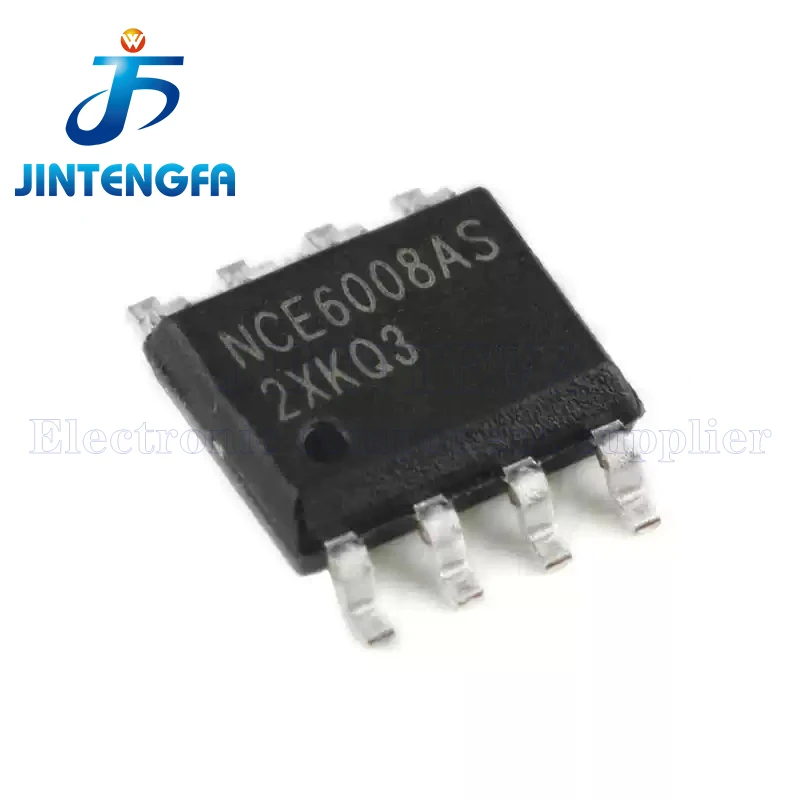 10pcs NCE6008AS SOP-8 60V 8A N-channel MOS Field Effect Tube Chip Brand New Authentic