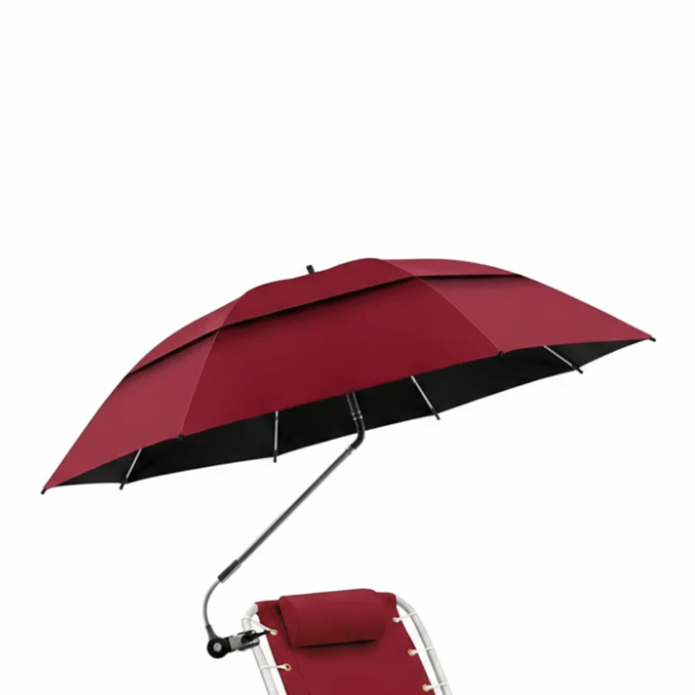 360° Adjustable Adjustable Shade Umbrella UV Protection Sun Protection Outdoor Umbrella with Clamp Large Size