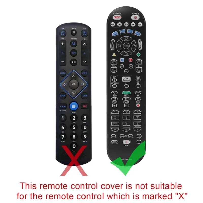 A13E-Protective Case-For Spectrum TV Remote Control Silicone Anti-Slip Shockproof Cover