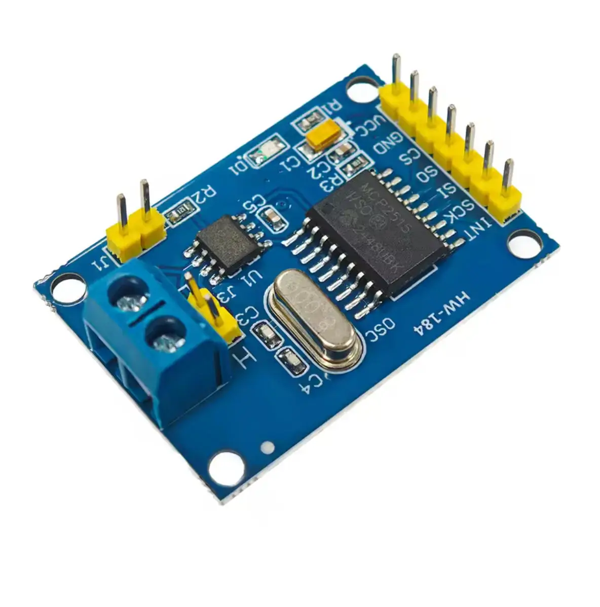 MCP2515 CAN Bus Module TJA1050 SPI Interface Receiver High Speed Industrial Grade for Arduino for STM32 for 51 MCU Automotive