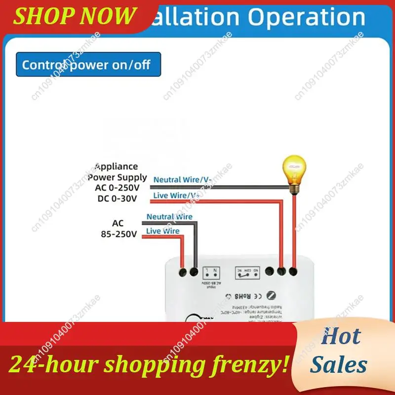 

Ежедневная распродажа 5X Tuya Smart Zigbee переключатель с датчиком температуры пассивное сухое контактное реле Zigbee работает с домашним помощником AC 85-2