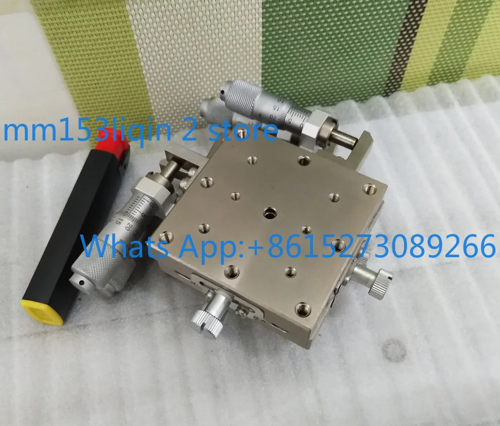 Manual stainless steel trimmer platform 60mm table top ultra-thin micro torque BSS23-60C