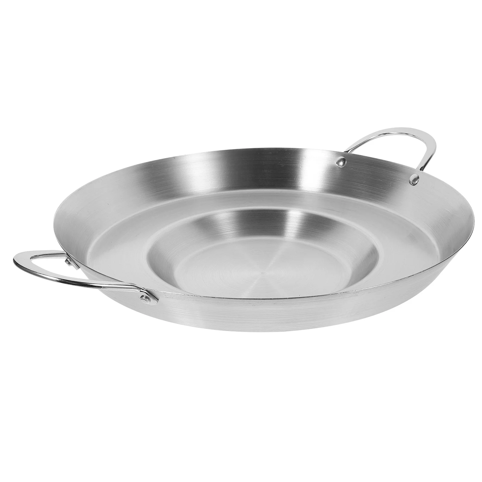 

Stainless Steel Frying Pan Non-Stick Flat Concave Cookware For Home Kitchen Outdoor Camping Bbq Steak Cooking Portable