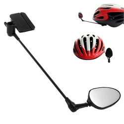 Flat Bicycle Helmet Mirror Helmet Mounted Rear-view Cycling Accessory