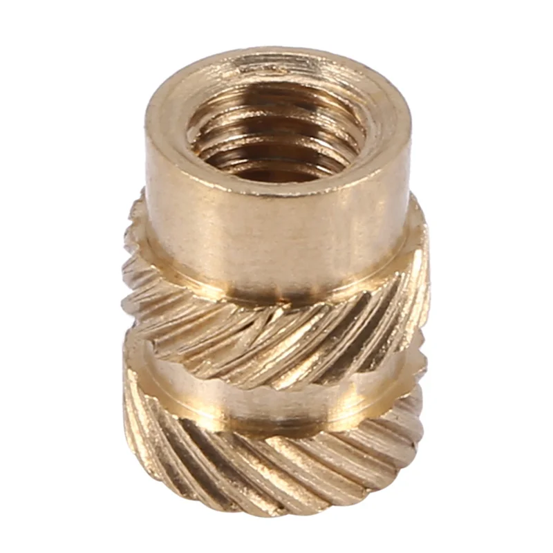 B23B 300Pcs M3 Thread Knurled Brass Threaded Heat Set Heat Resistant Insert Embedment Nut Untuk Printer 3D