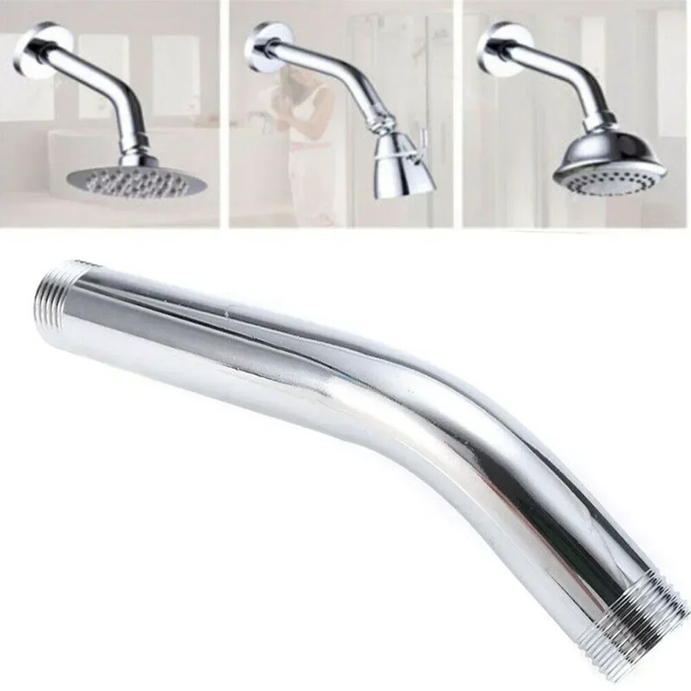 

Head Extended Shower Elbow Bathroom Low Pressure System Silver Stainless Steel Sturdy Transform Easy To Install