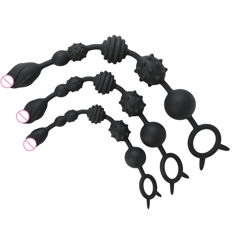 Long Anal Beads Anal Plug Big Butt Plug Balls Sex Toys for Women Men Prostate Massage Pull Bead Dildo Deep Vaginal Anal Toy view 4
