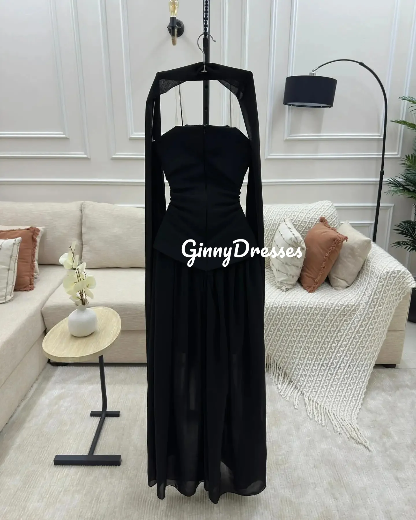 Robes d'occasion formelles personnalisées, ligne a, fendue, sans bretelles, longueur au sol, pour bal de promo, à volants, robes élégantes et belles