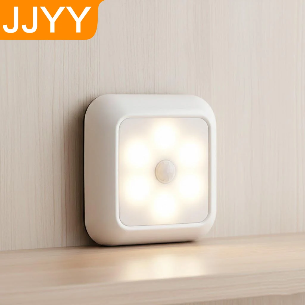 

LED Sensor Night Light Wardrobe Bedside Toilet Staircase Bedroom Home Corridor Decorative Lighting