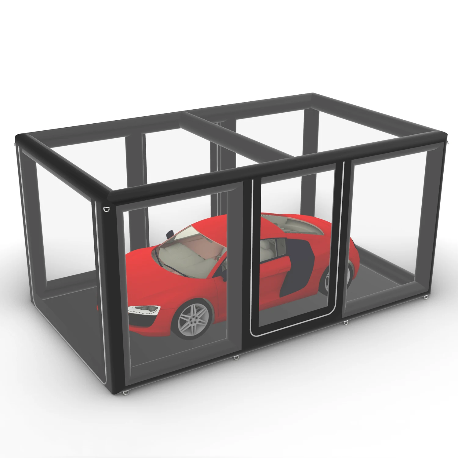 Airtight Inflatable Car Garage Tent Outdoor Commercial Bubble PVC Car Cover Vehicle Shelter for Car Parking Painting Washing