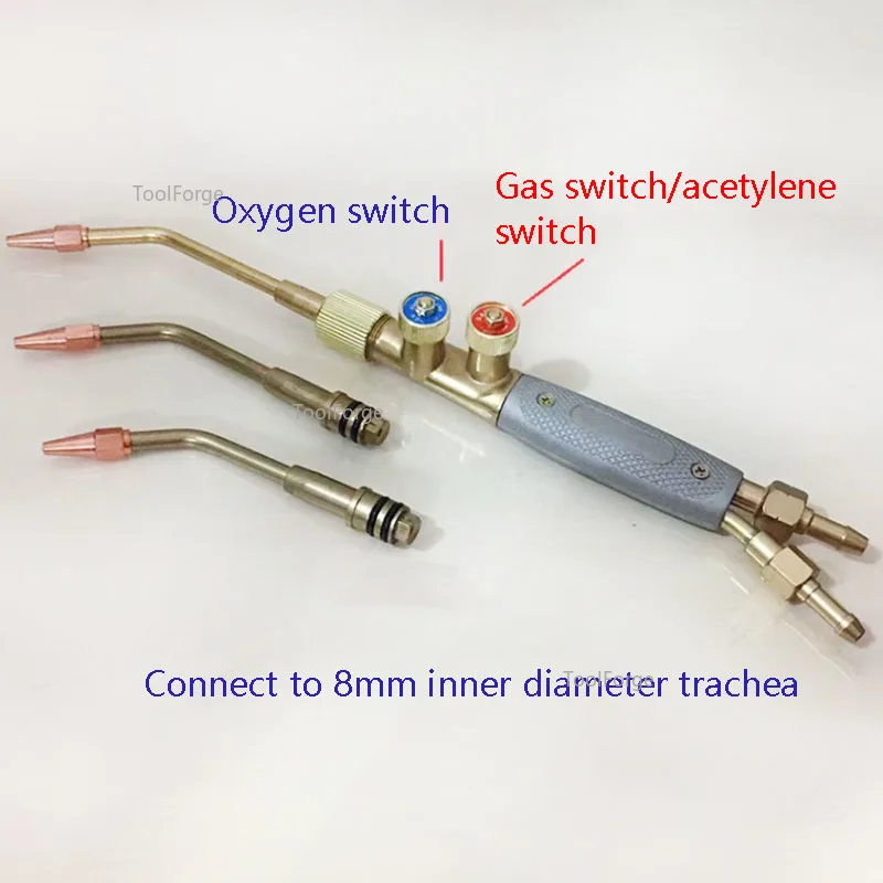 المحمولة الروتاري شعلة لحام الغاز النفاثة شفط الأكسجين والأسيتيلين أداة لحام لإصلاح العمل المعدني #5
