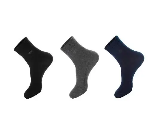 xiaomi mijia antibacterial pure color spring and summer cotton socks men\'s autumn and winter thick socks