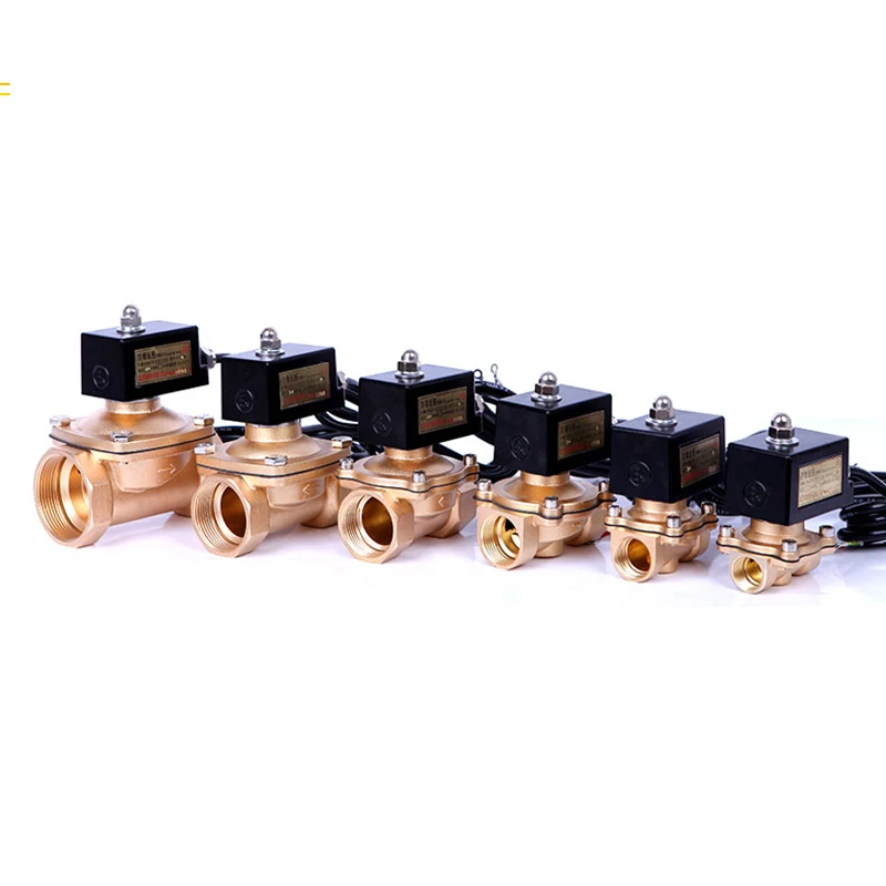 1/2" 3/4" 1" 2" Explosion-Proof Solenoid Valve Normally Closed Brass CT4 IP65 For Oil, Coal Gas, Natural Gas AC220V DC24V